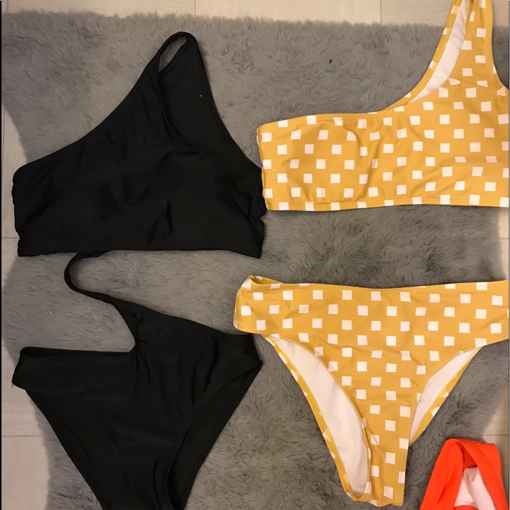 Yellow swim suit (black is pending sale)